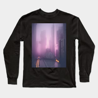 Outrun Retrowave cyberwave Long Sleeve T-Shirt